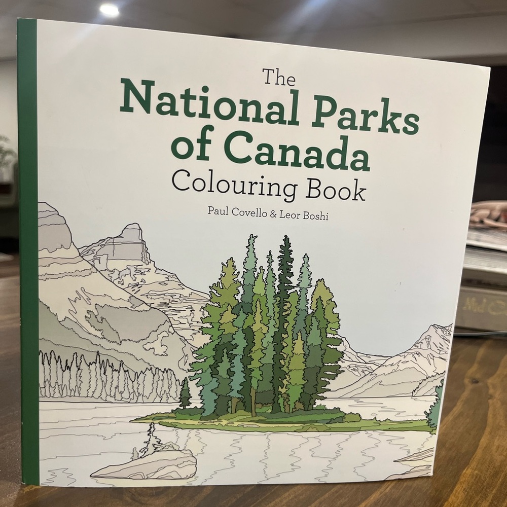 National Parks of Canada Colouring Book